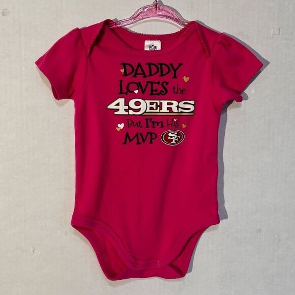 Team Apparel Other - Team Apparel SF 49ers Bodysuit   Girls Sz 6-12m